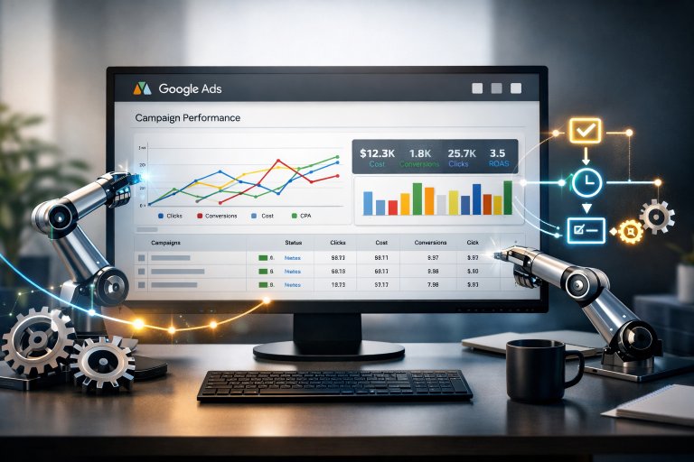 Automatyzacja w Google Ads - reguły automatyczne, które oszczędzają godziny pracy