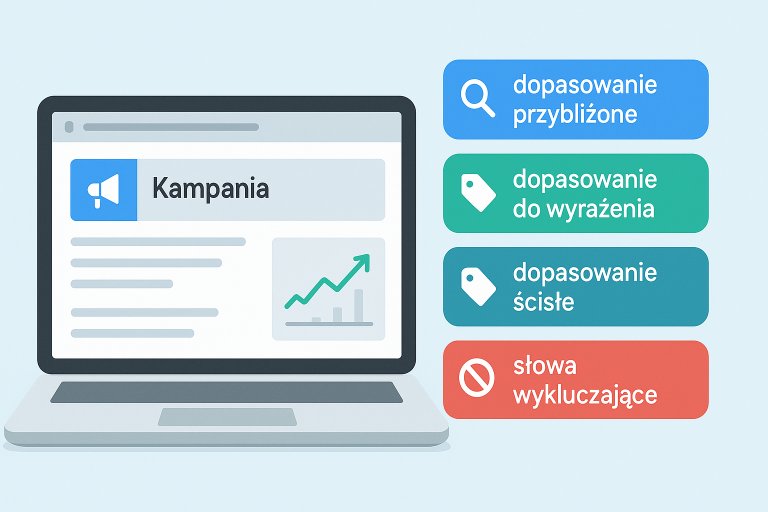 Jakie są typy dopasowań słów kluczowych w kampaniach Google Ads i jak je skutecznie wykorzystać