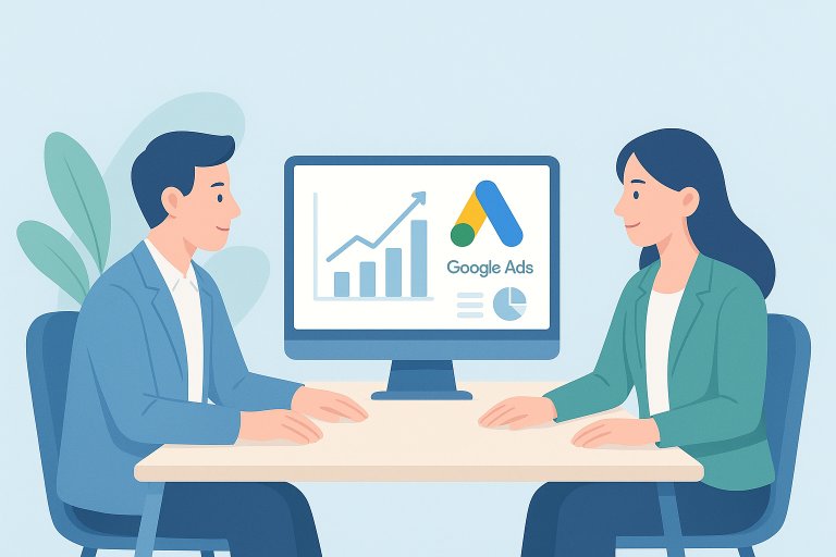 Współpraca z agencją Google Ads na zasadach partnerskich - co to daje